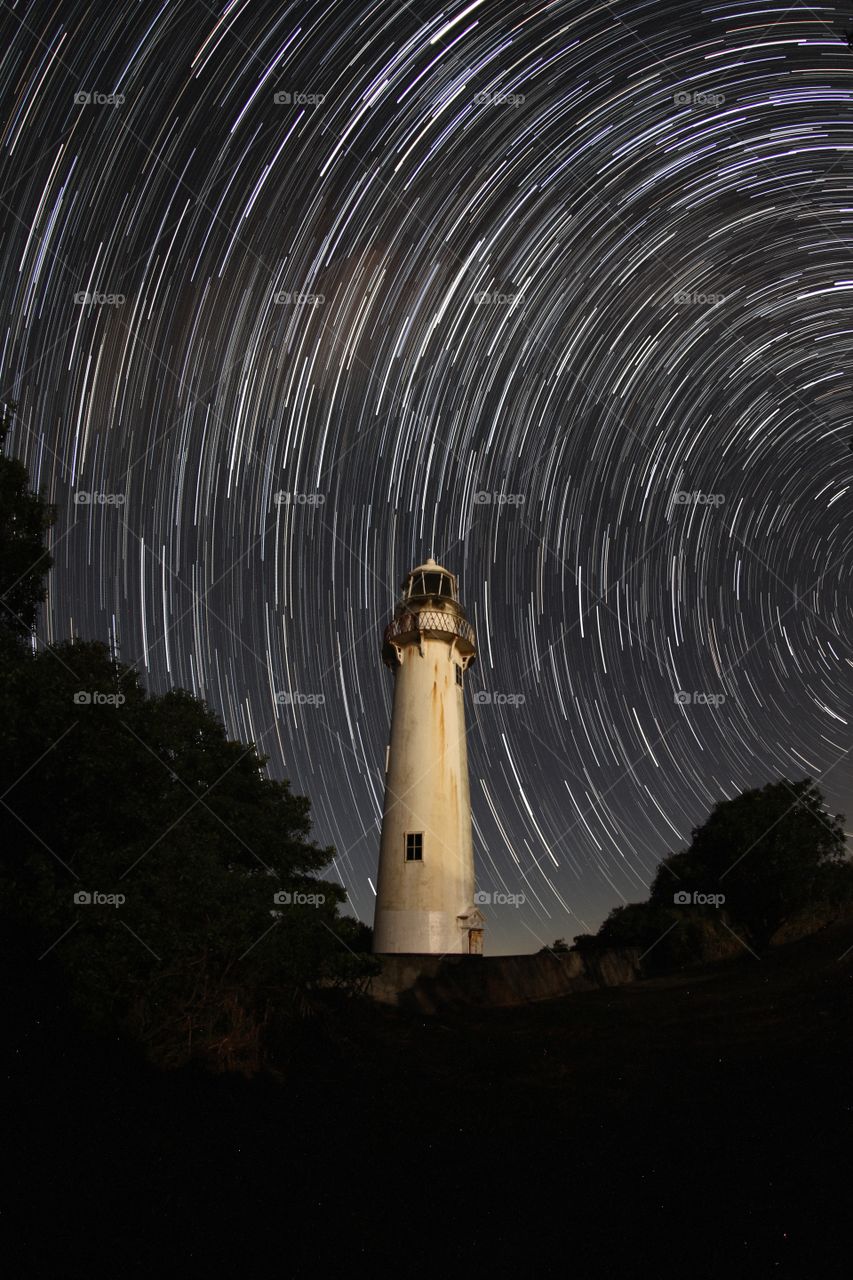 Star trails.