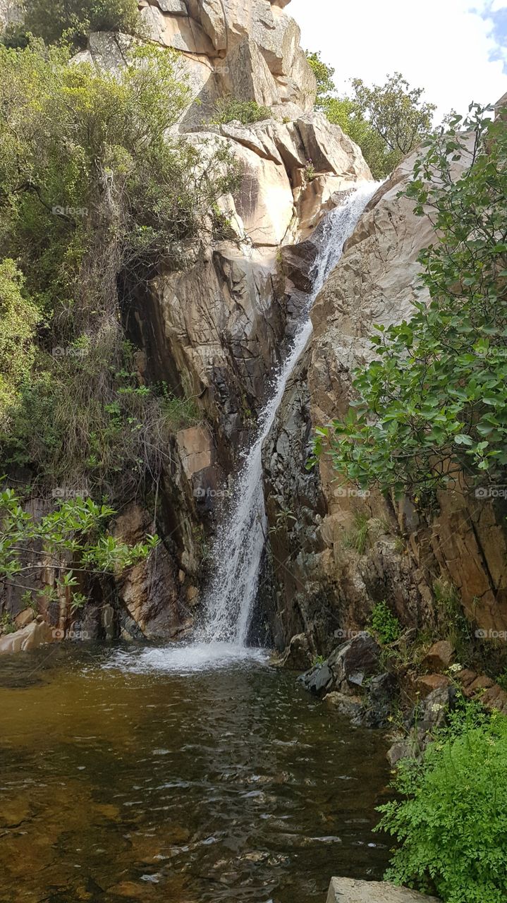 San Pietro Paradiso waterfall, Sardinia, Italy