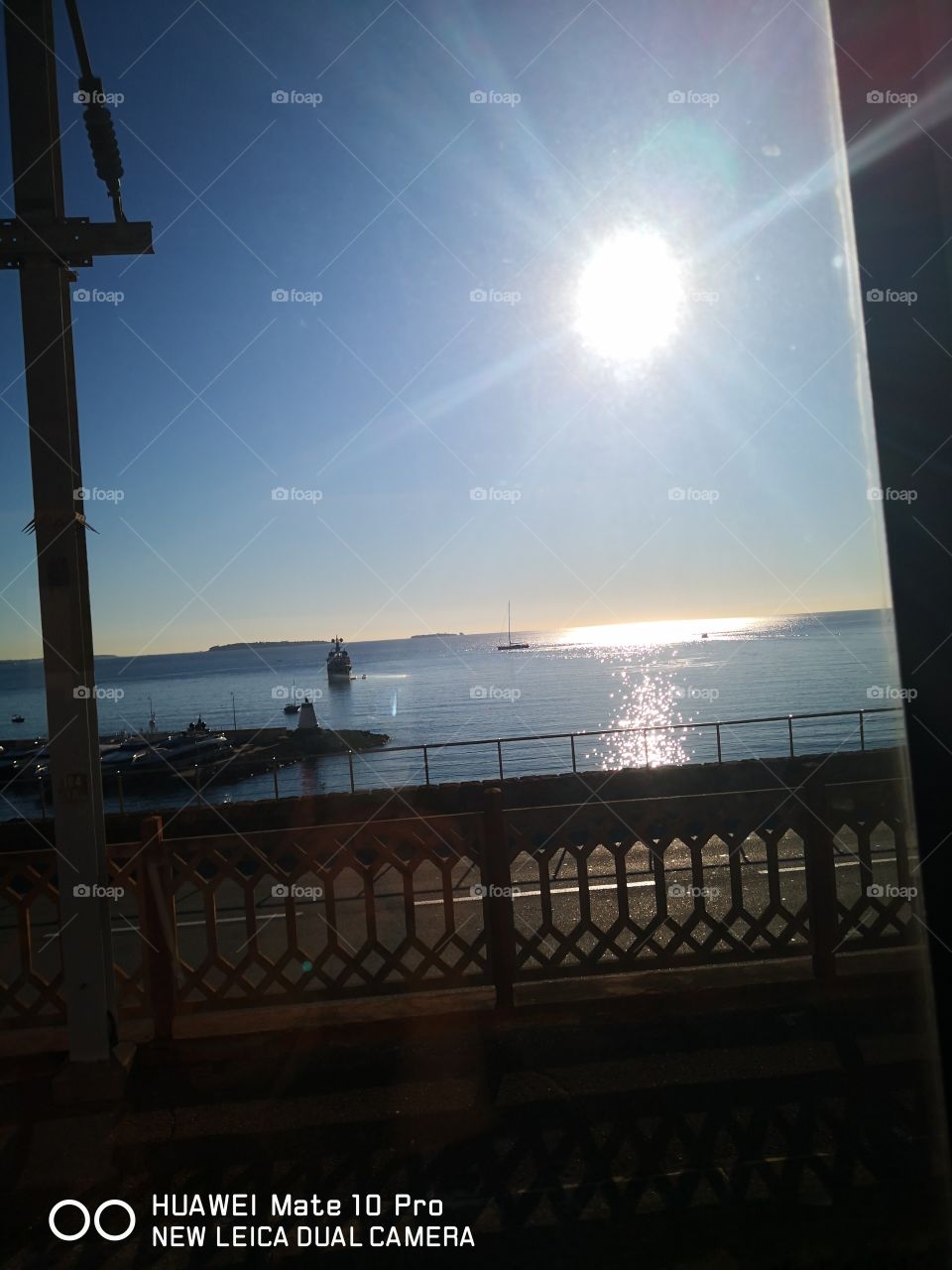 How beautiful two images of the sun ☀