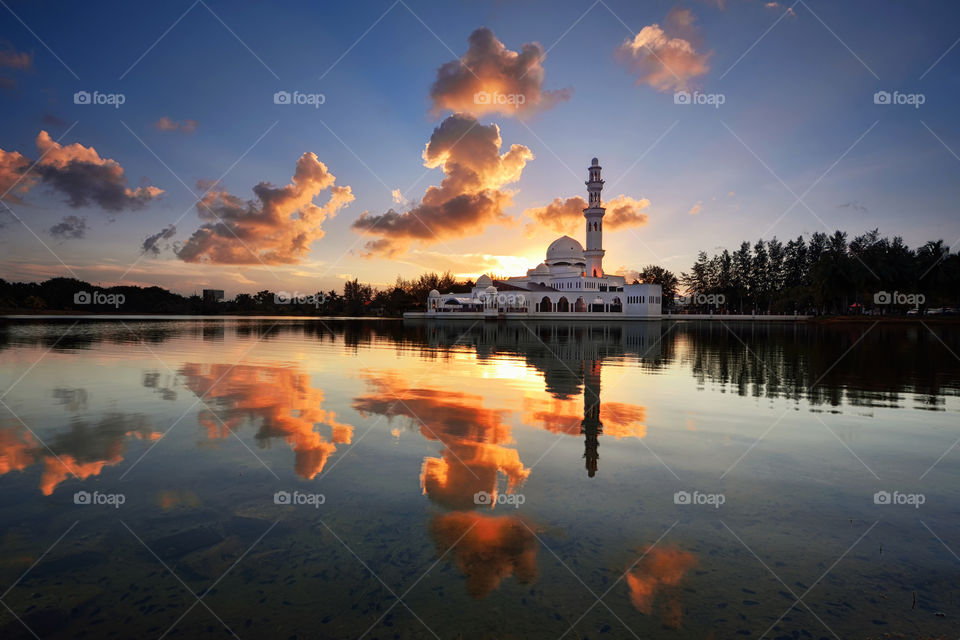 Sunrise reflections over the beau