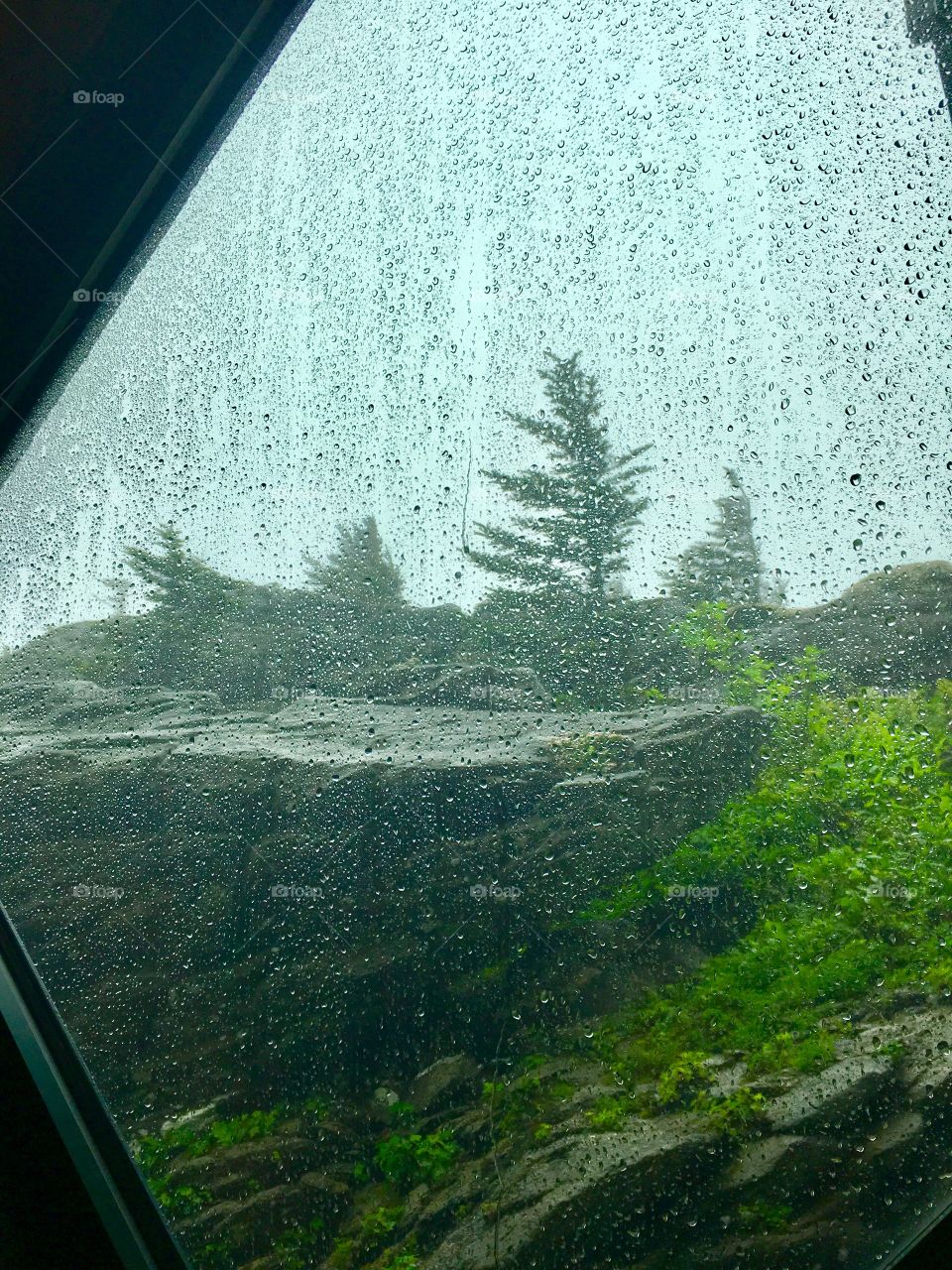 Raining Day on the mountain