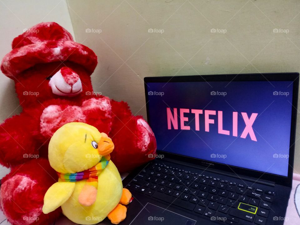 Netflix night, favorite show and my Netflix buddies.