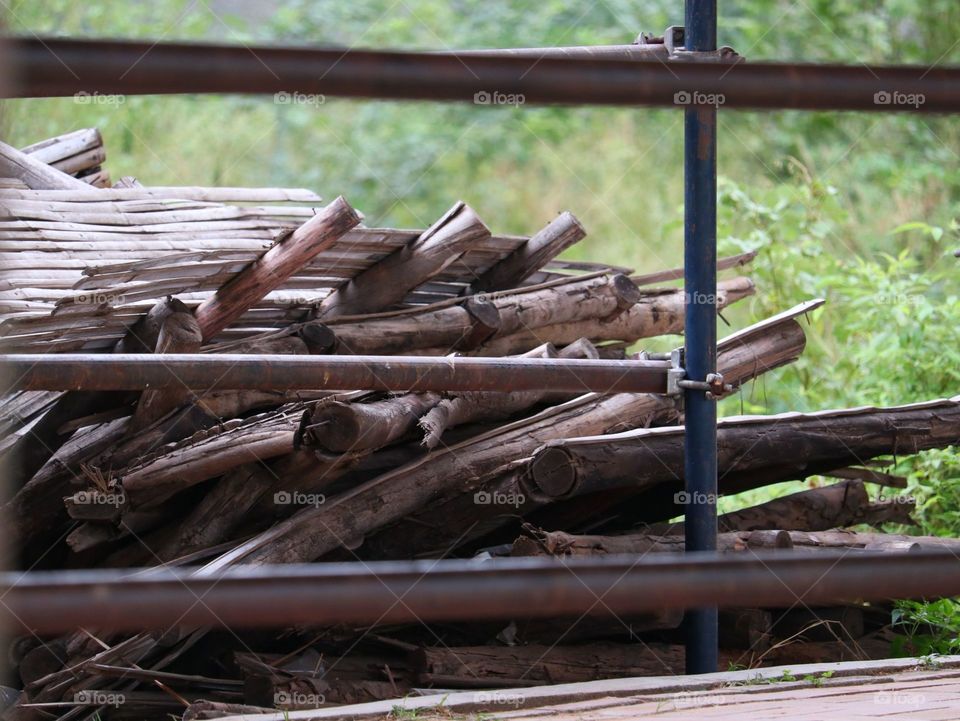 Wood, Wooden, No Person, Fence, Nature