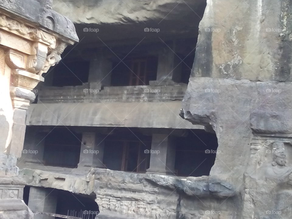 Ancient Cave of India- Ellora
Excavated between 500 A.D. to 700 A.D.
The Kailash temple
Cave no 16
inside pictures