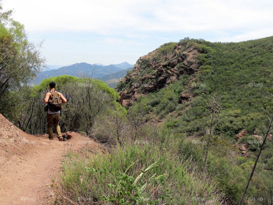 Hiking to the Climb