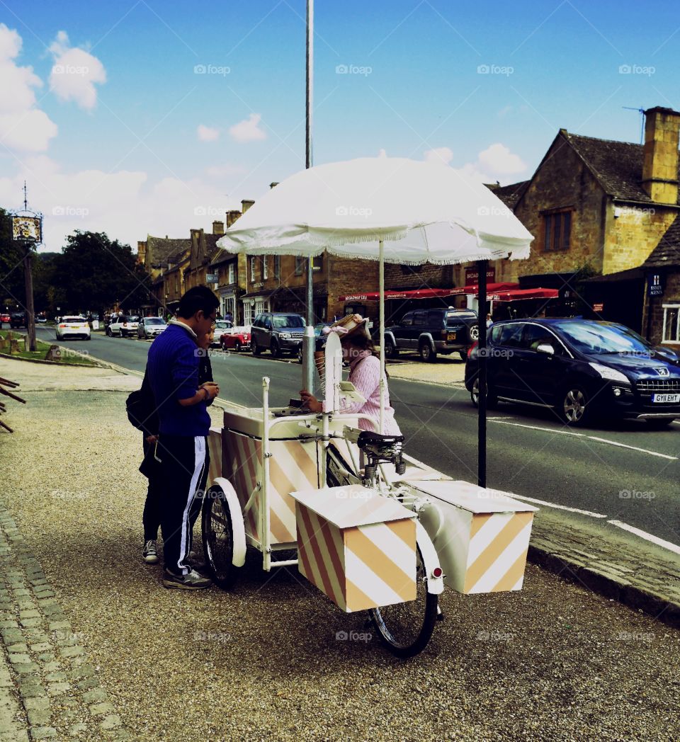 Ice cream. Street