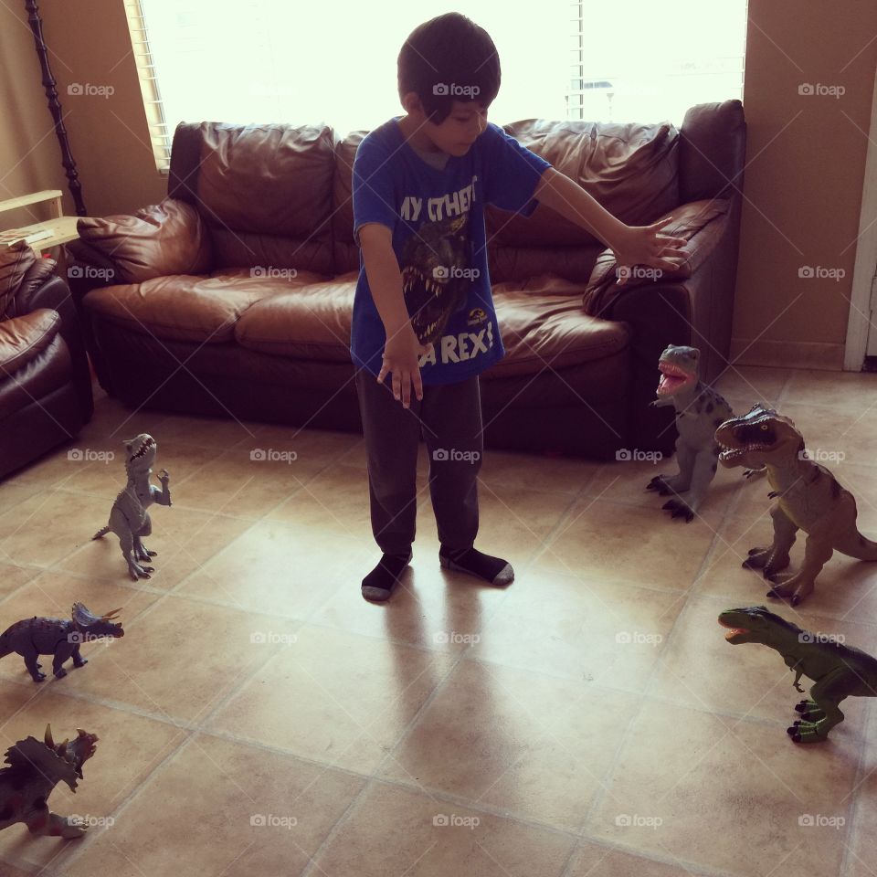 Will boy playing Jurassic World