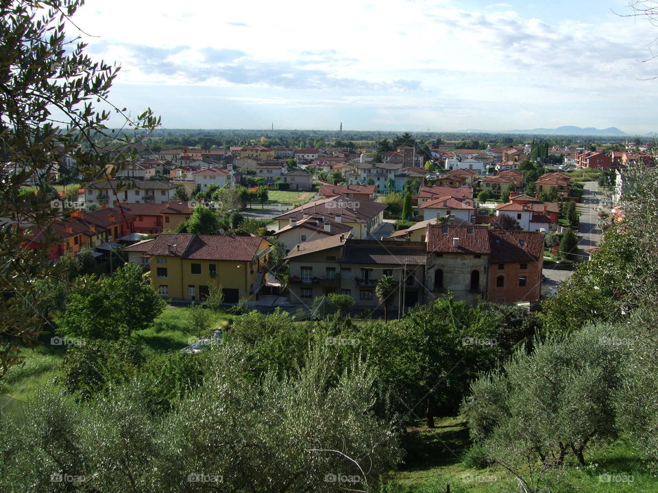 Marostica from the hill