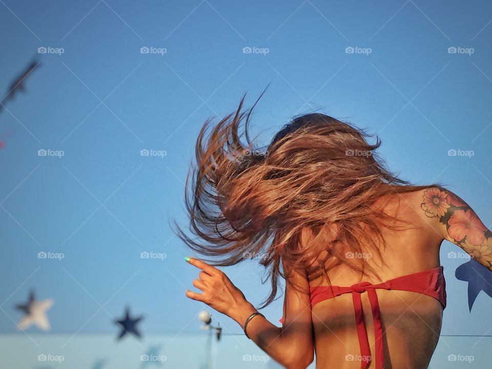 Music and dance. Every time that I turn on the music in terrace my wife begin to dance