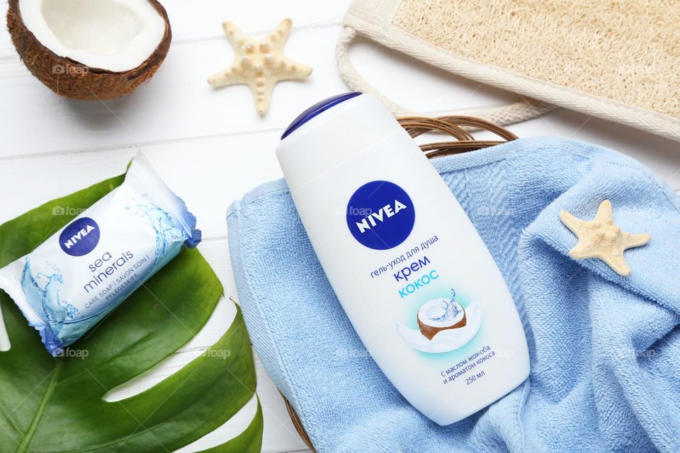 Nivea cream. Coconut