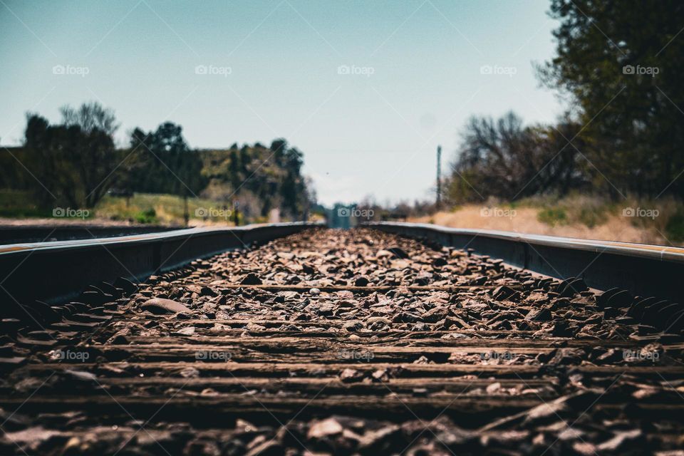 Railroad track macro.