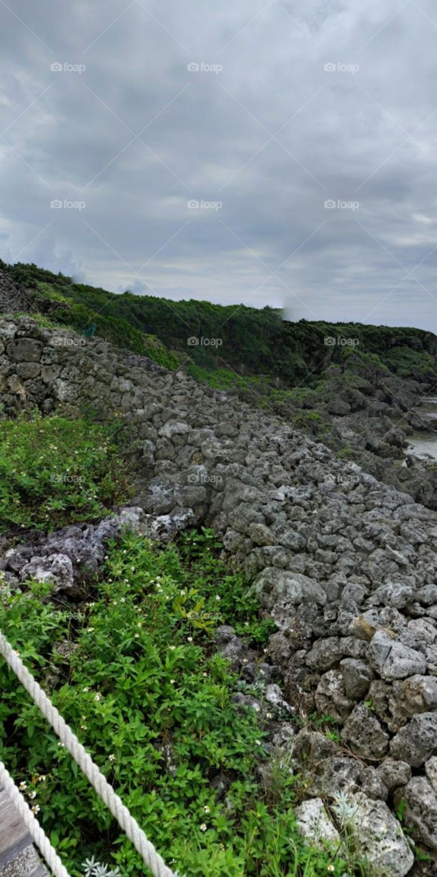 Đường lên núi.