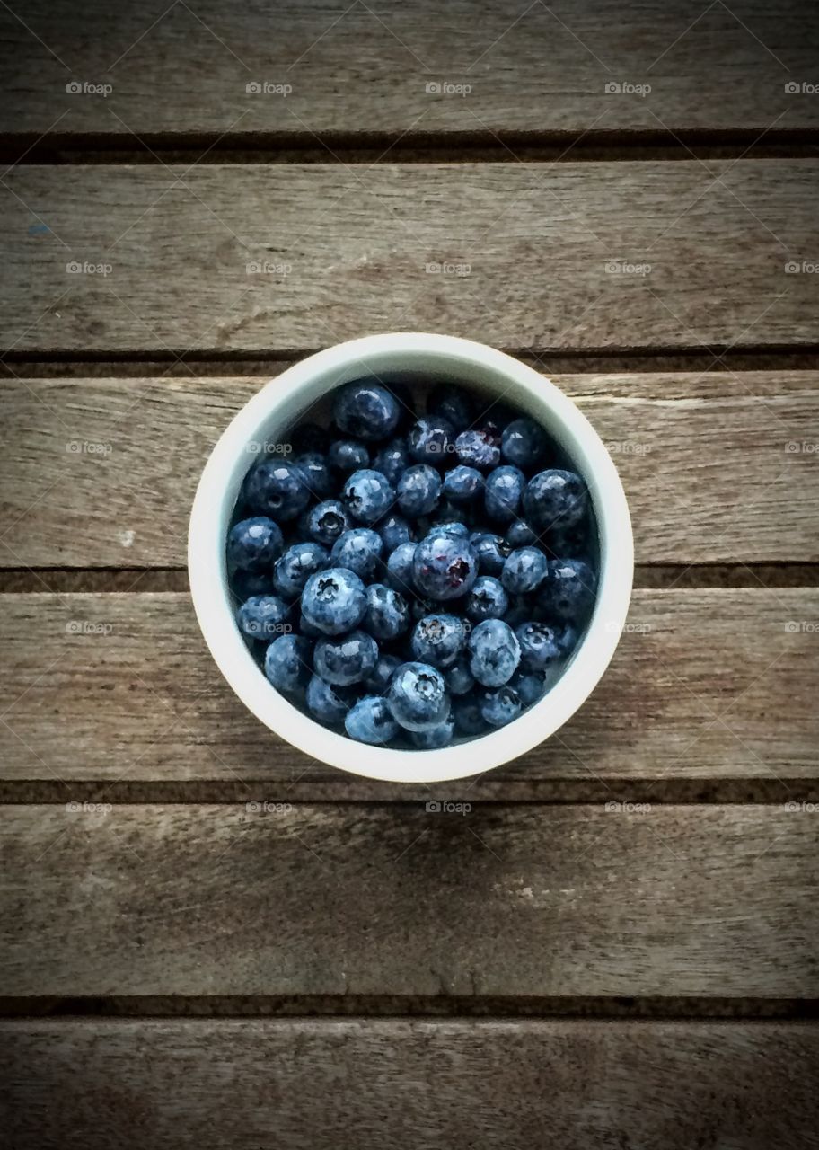 Fresh blueberries. Nature at its finest. #rustic