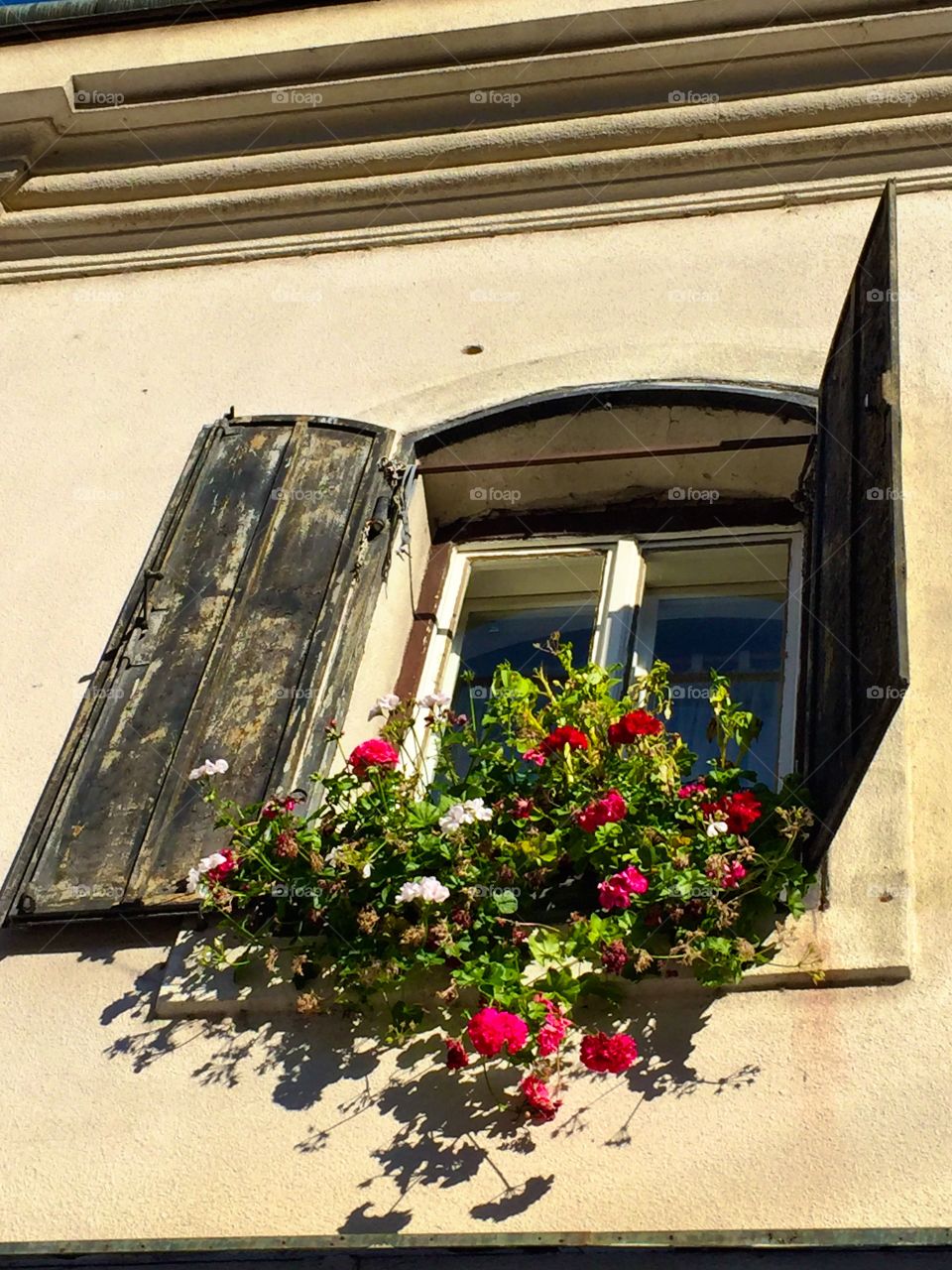 Sarajevo old town. Pittoresque window in Sarajevo