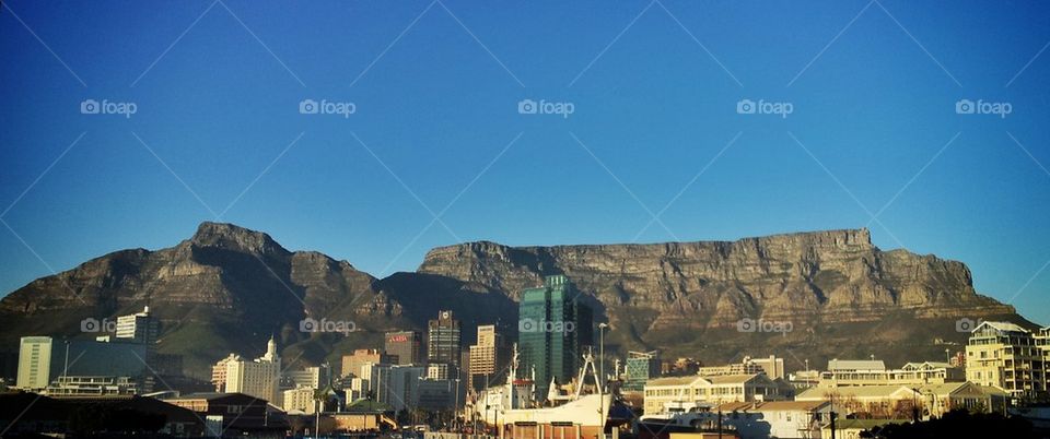 Cape Town in morning light