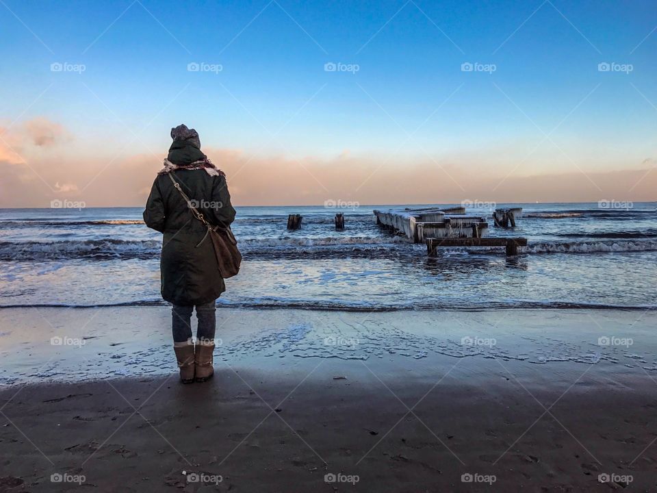 Beach, Sea, Ocean, Water, Sunset