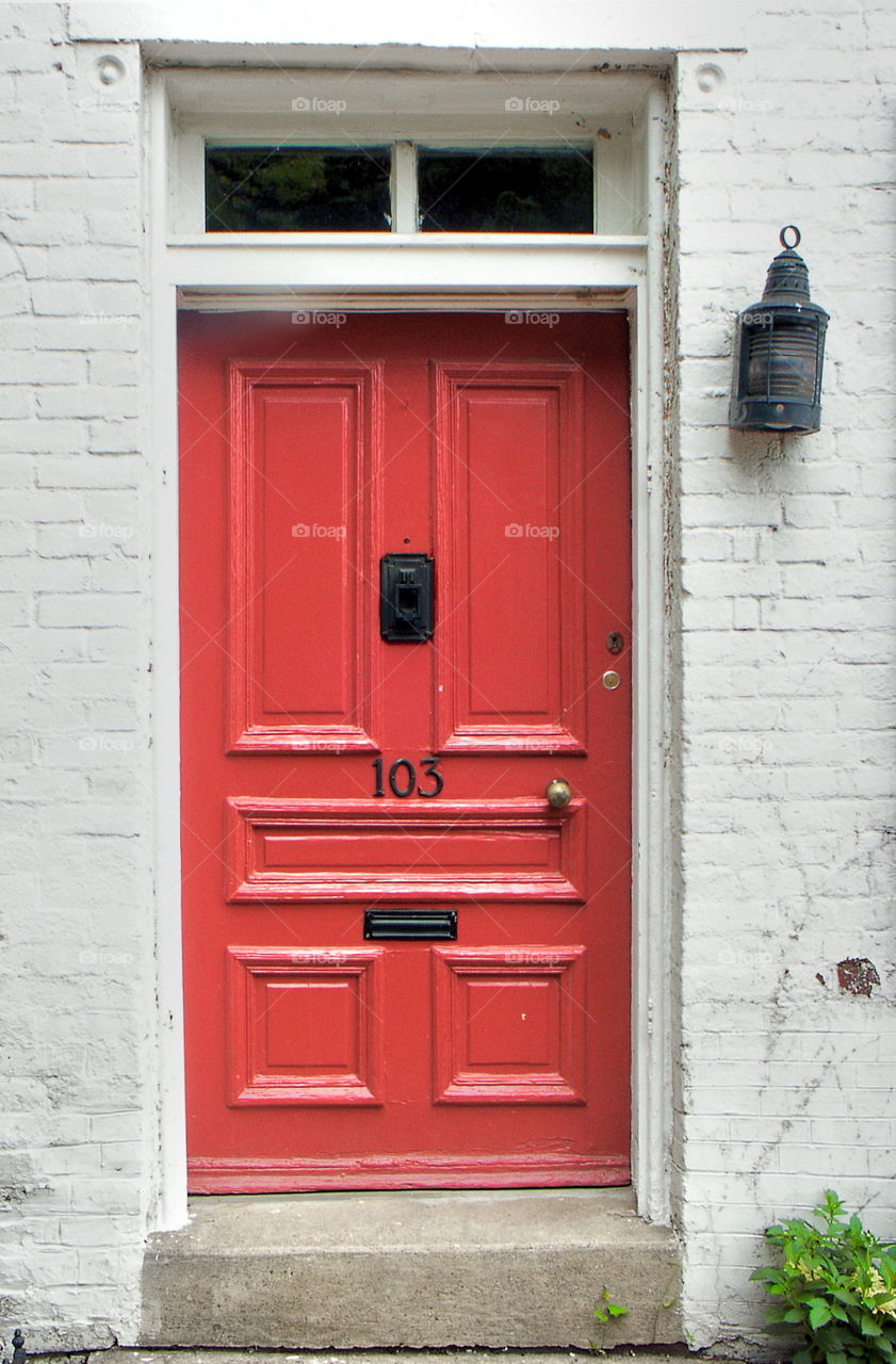 Red door