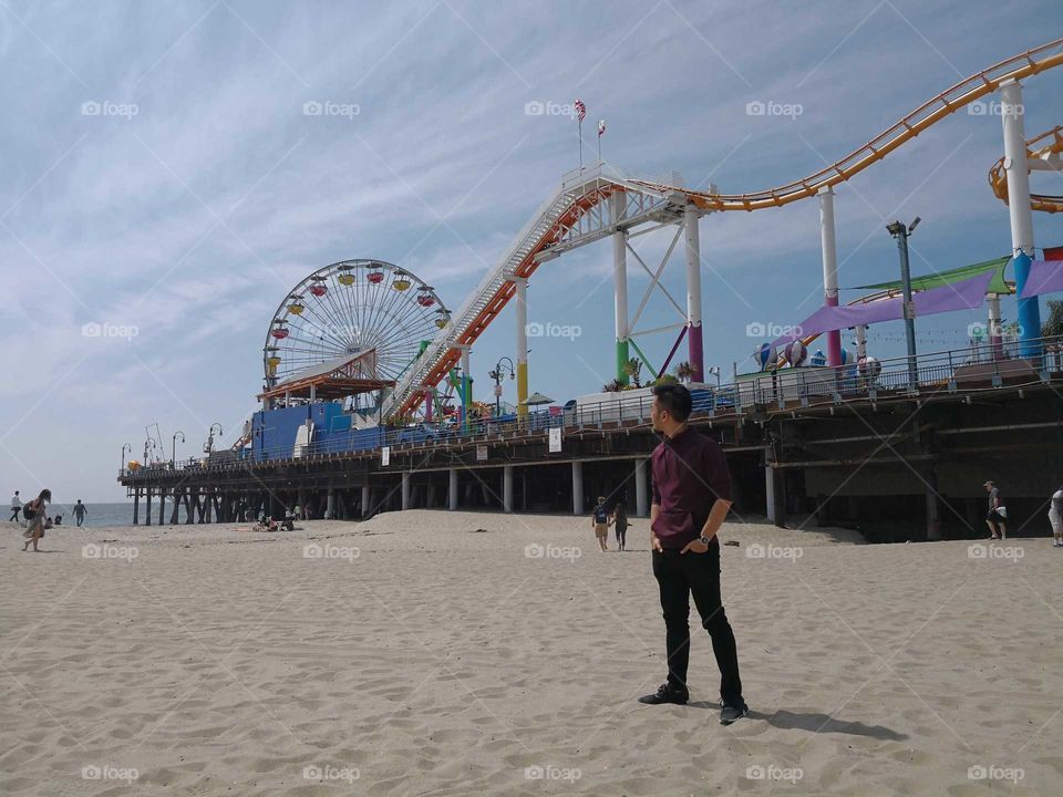 A day out at Santa Monica pier