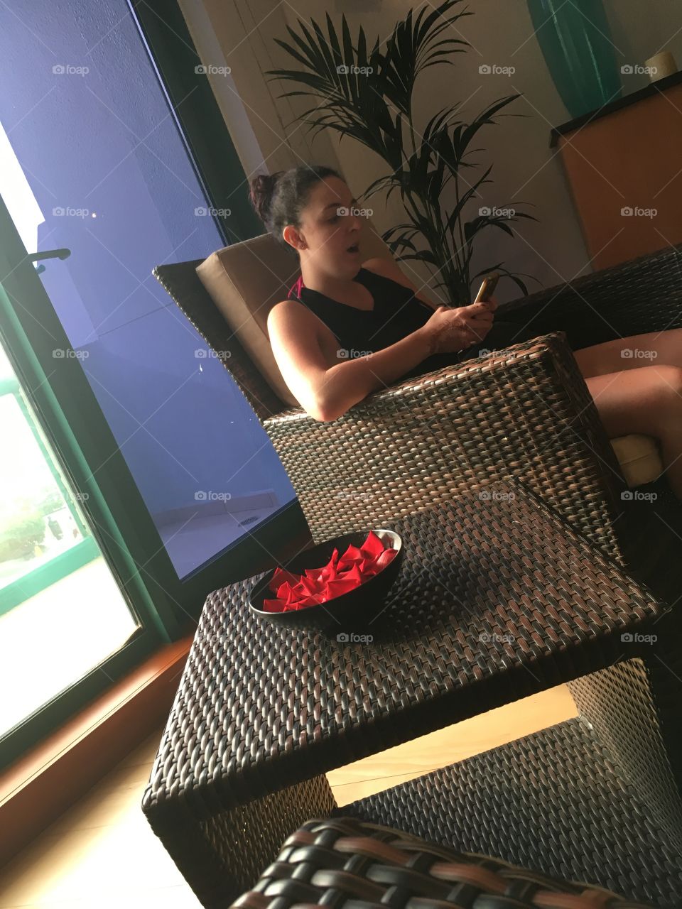 People, Indoors, Girl, One, Chair