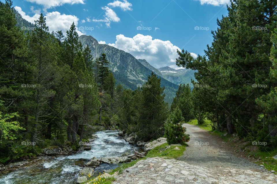 paisaje en los pirineos