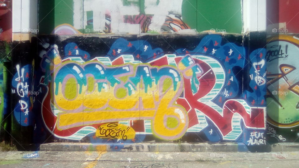 some graffiti
