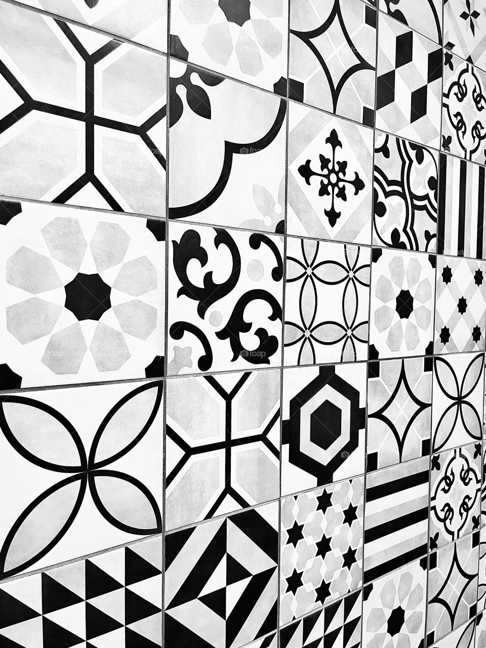 Black and White Tiles