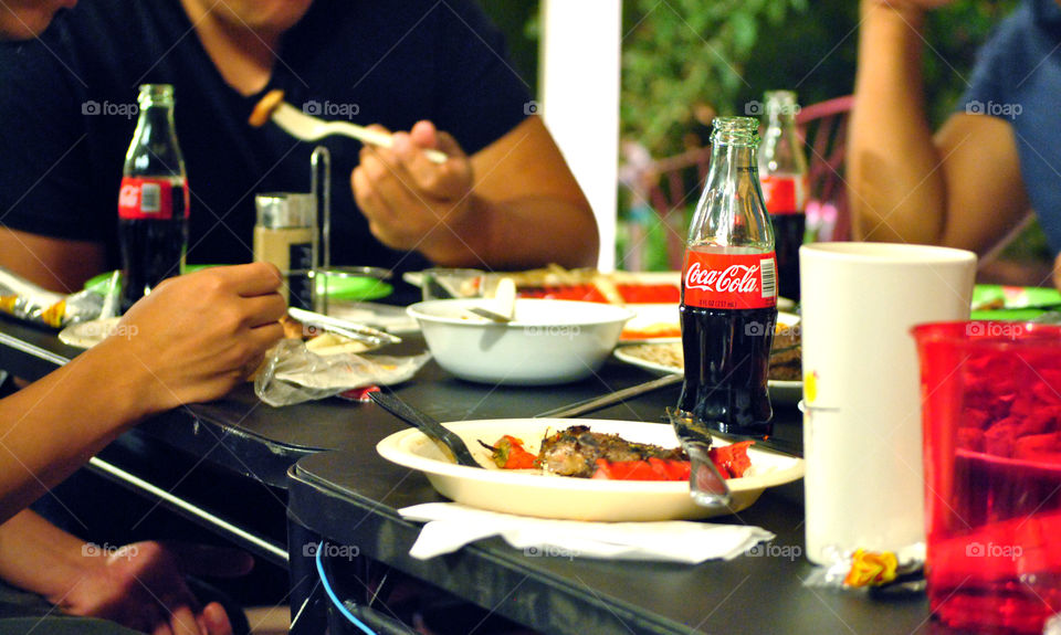 Dining with Coca-Cola
