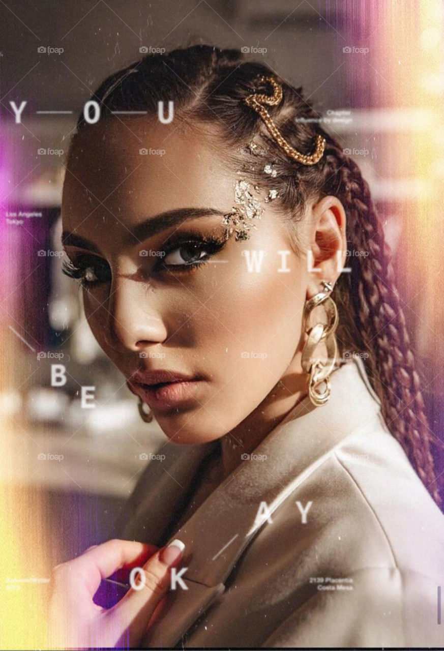 Красивое лицо 