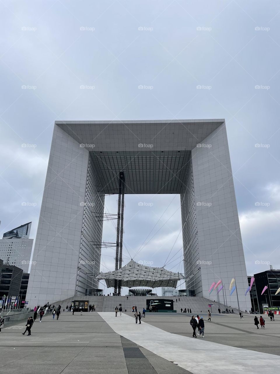 Arc building In La Defense Paris 