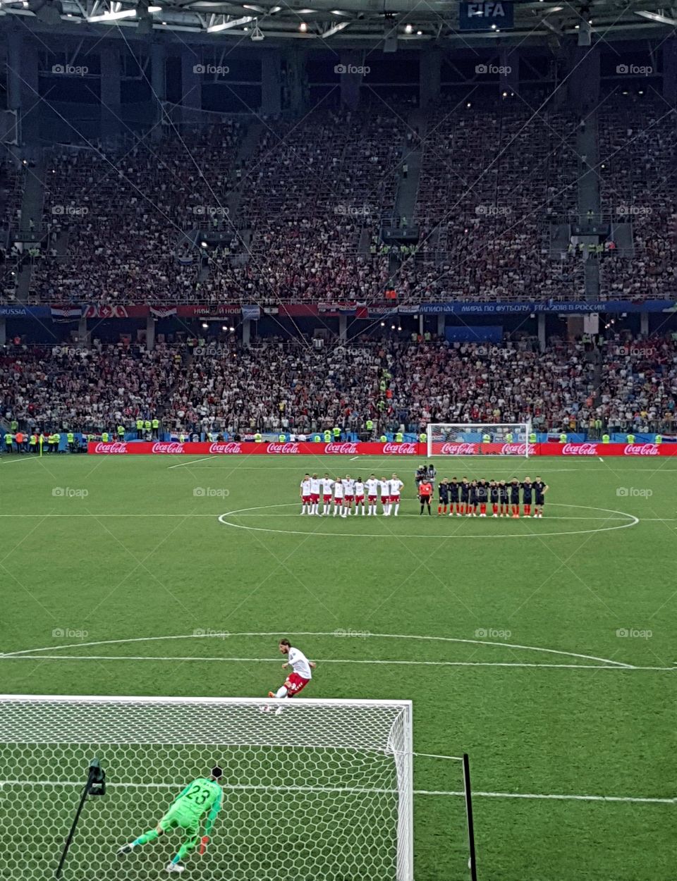 FIFA 2018 match Croatia-Denmark in Nizhny Novgorod