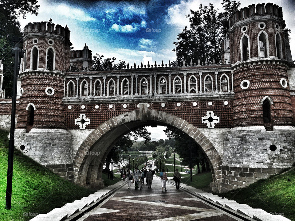 people park architecture bridge by penguincody