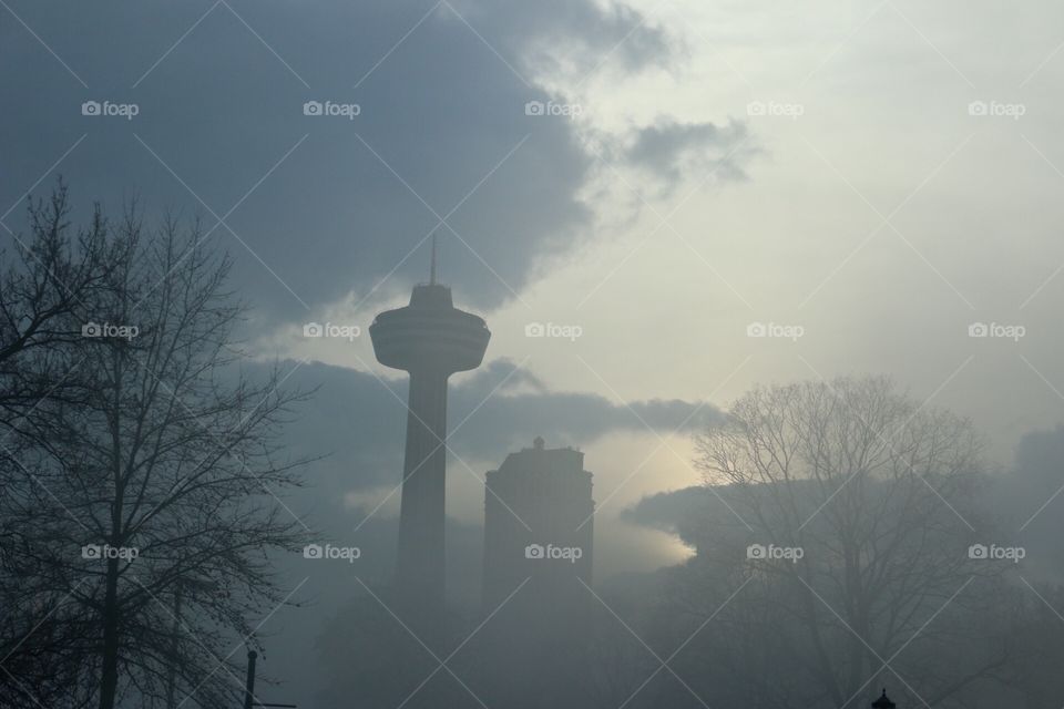 Skylon in the fog