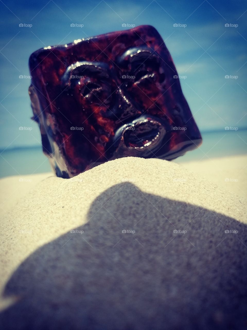 Artefact on beach