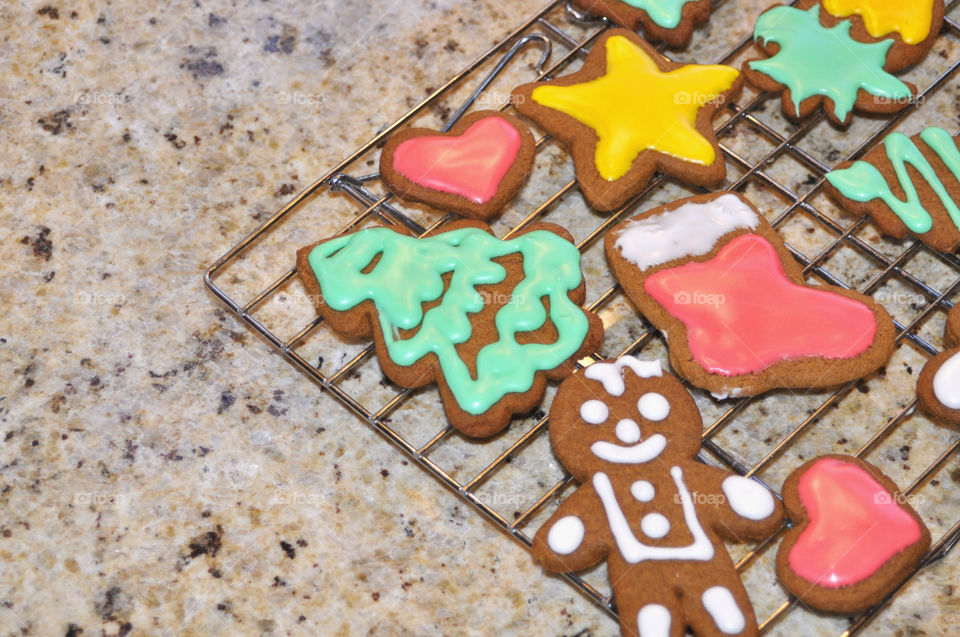 Starting the holiday baking! Gingerbread cookies. 