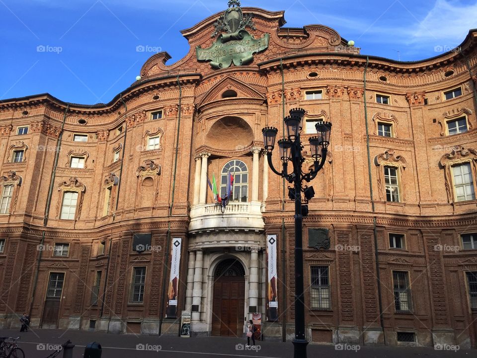 Palazzo Carignano, Turin, Italy.
