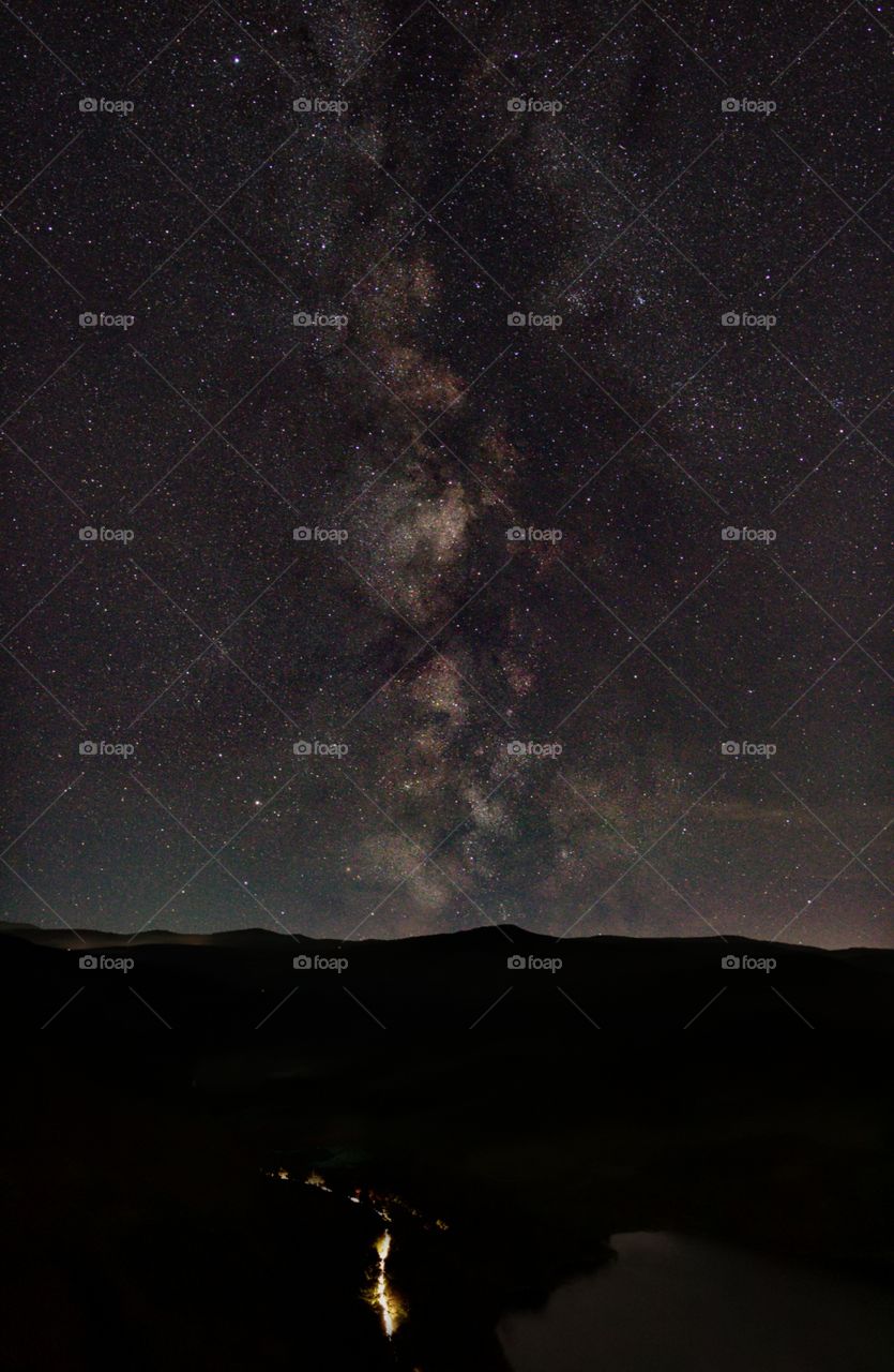 Milky Way. Dublin Mountains