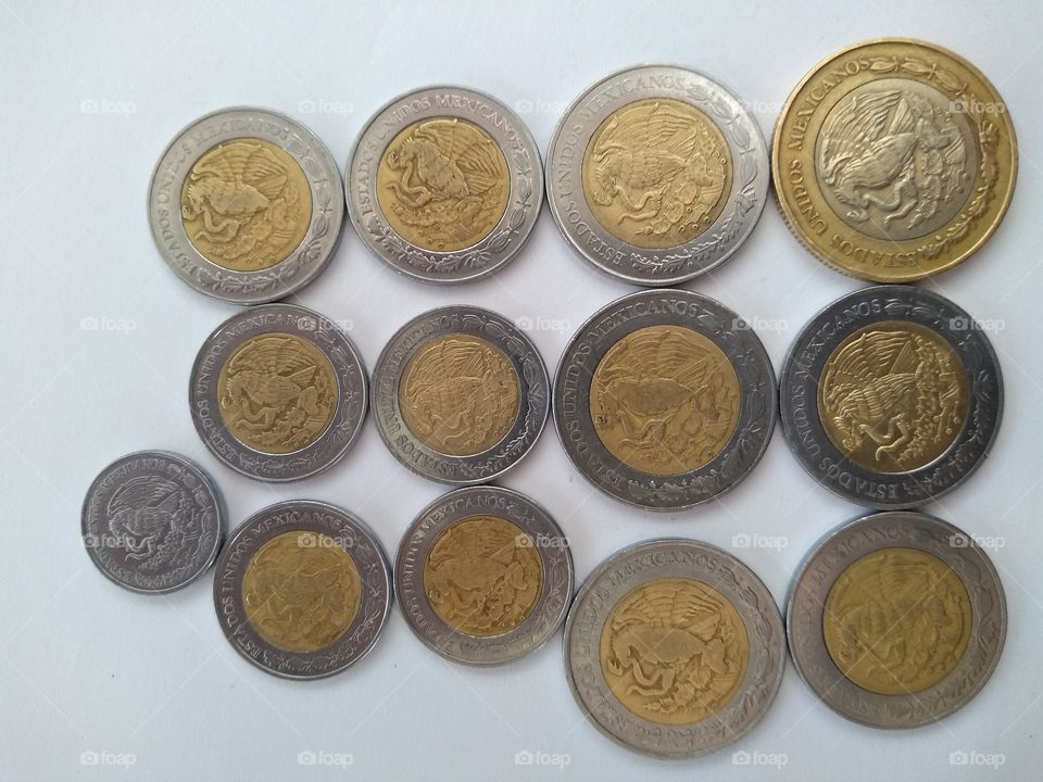 Águila de las monedas de México