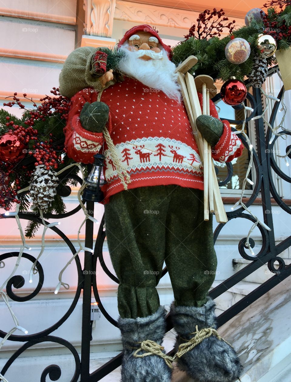 Decorative winter man