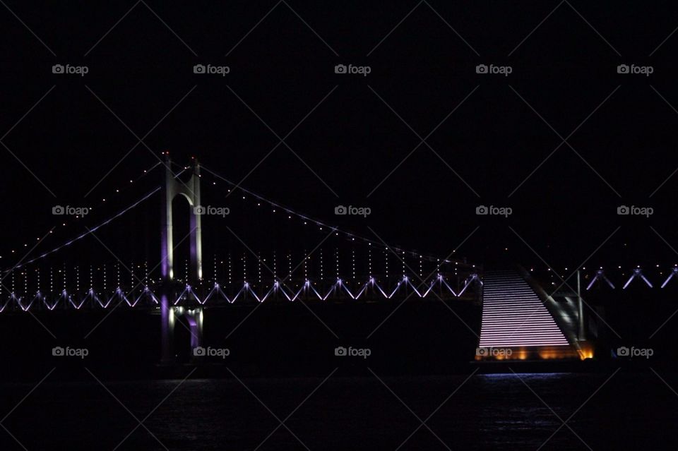 Bridge at night