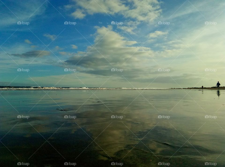 Water, Sunset, Beach, Dawn, Sea