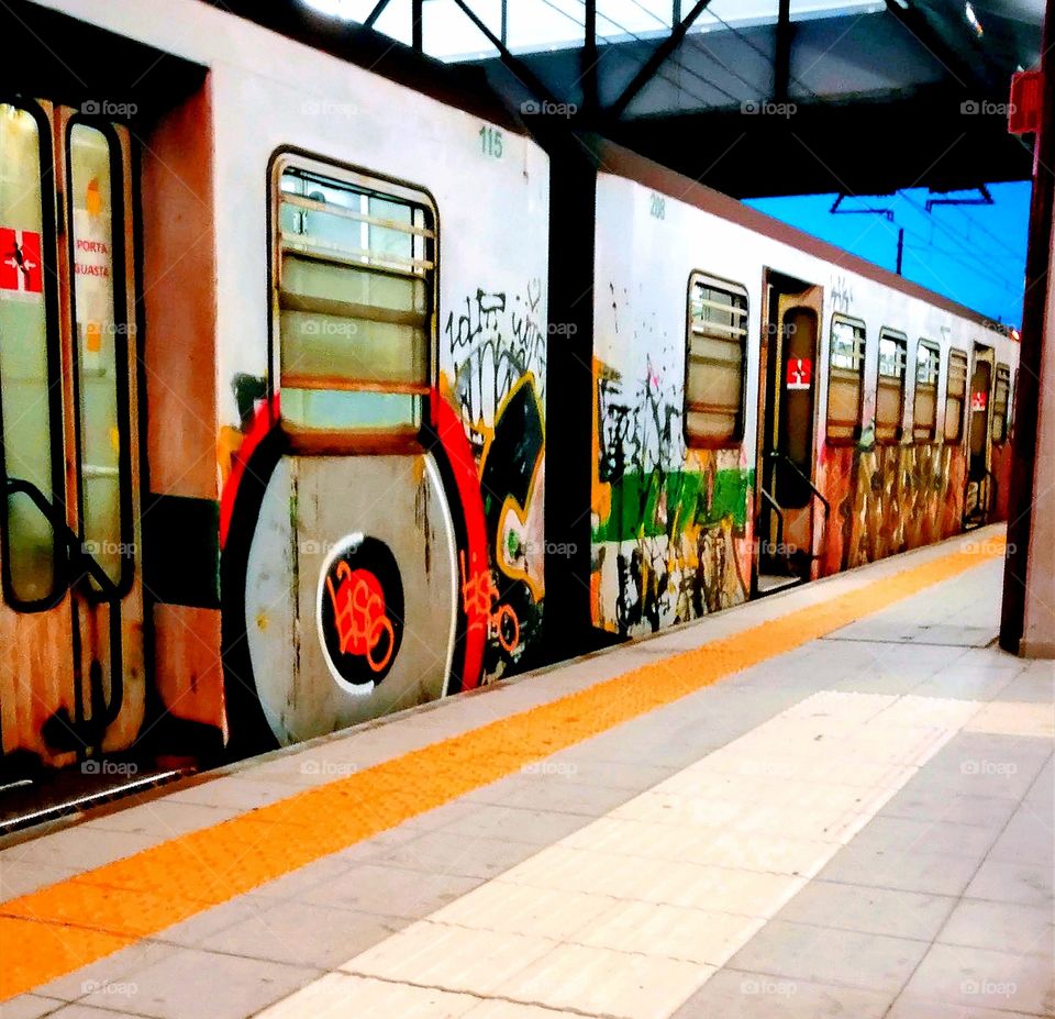 Train station writers