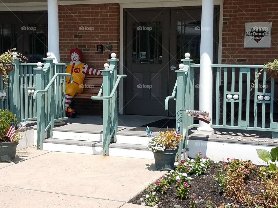It's the Ronald McDonald house!