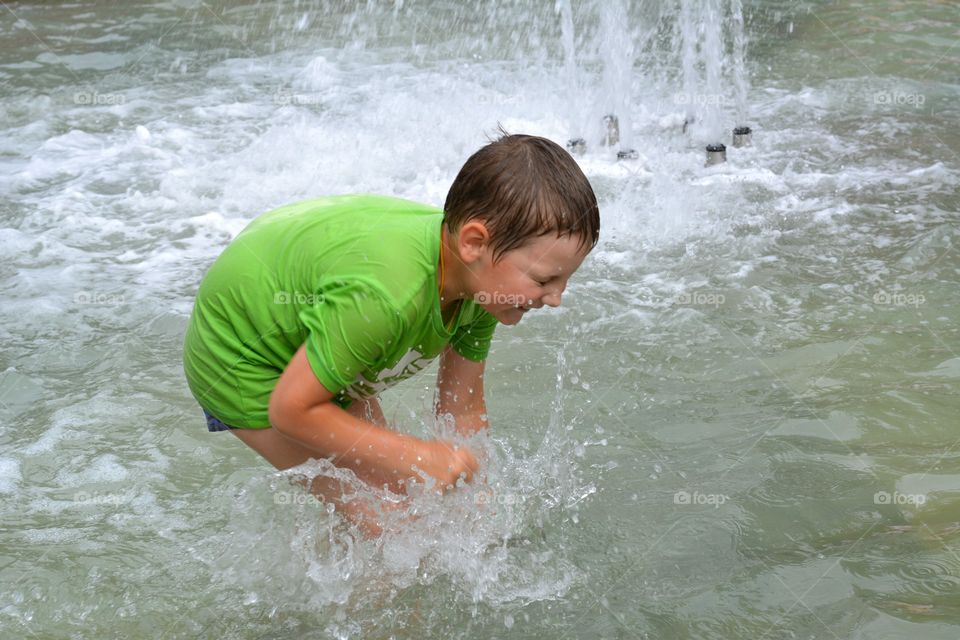 Water, Wet, Child, Fun, H2 O