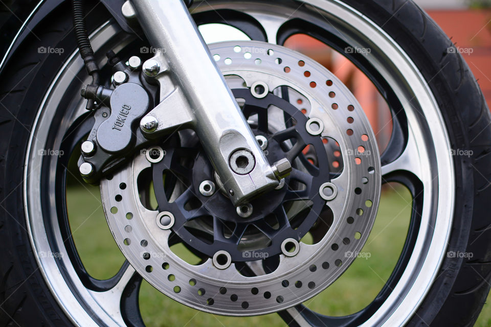 vintage motorcycle brakes