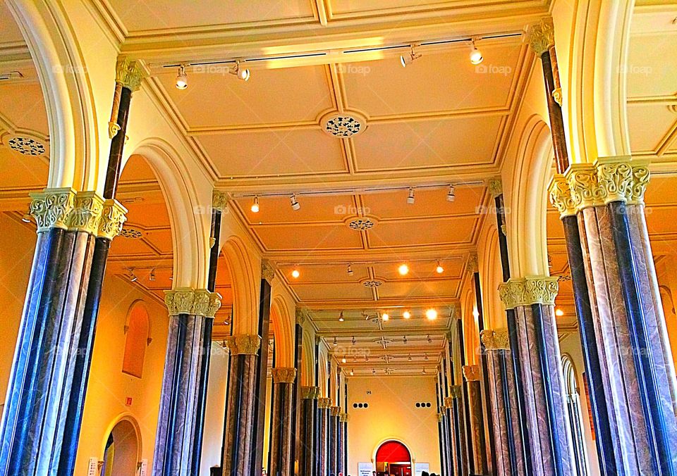 Inside The Smithsonian castle