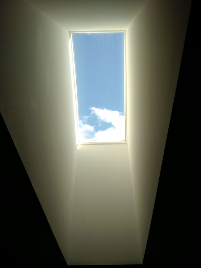 up above
