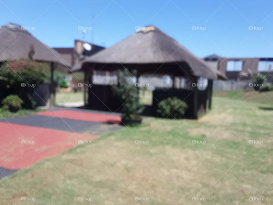 An  impressive relaxing structure in township.