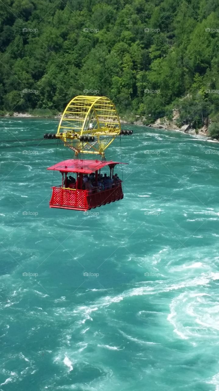 Cable Car Over Whirlpools