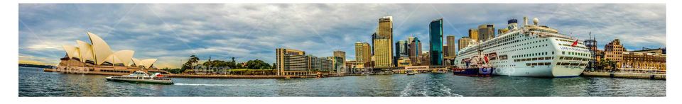 View of sydney skyline