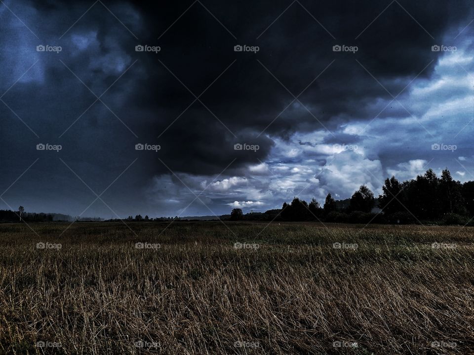 stormy clouds